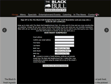 Tablet Screenshot of blackbull.ca